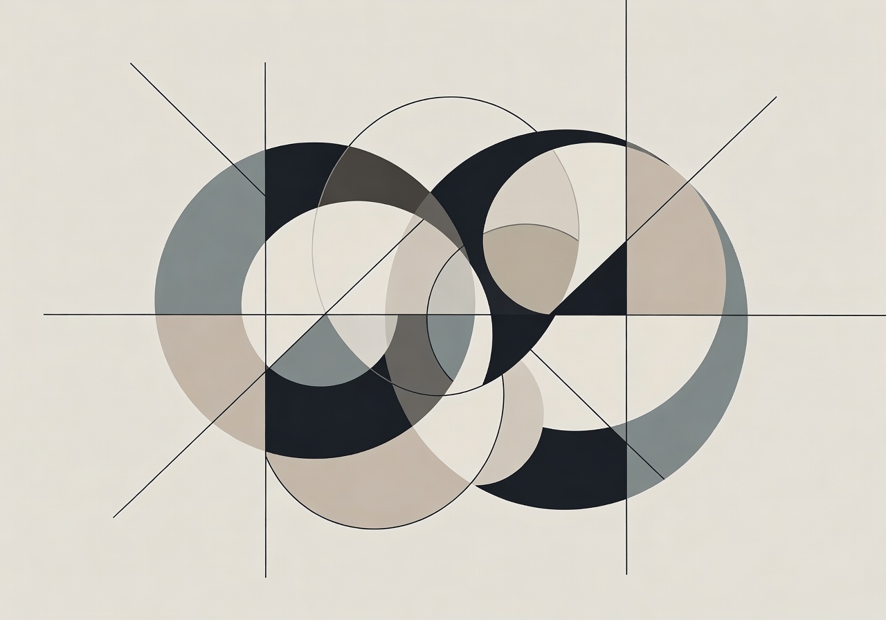 Abstract simplicity in art and design