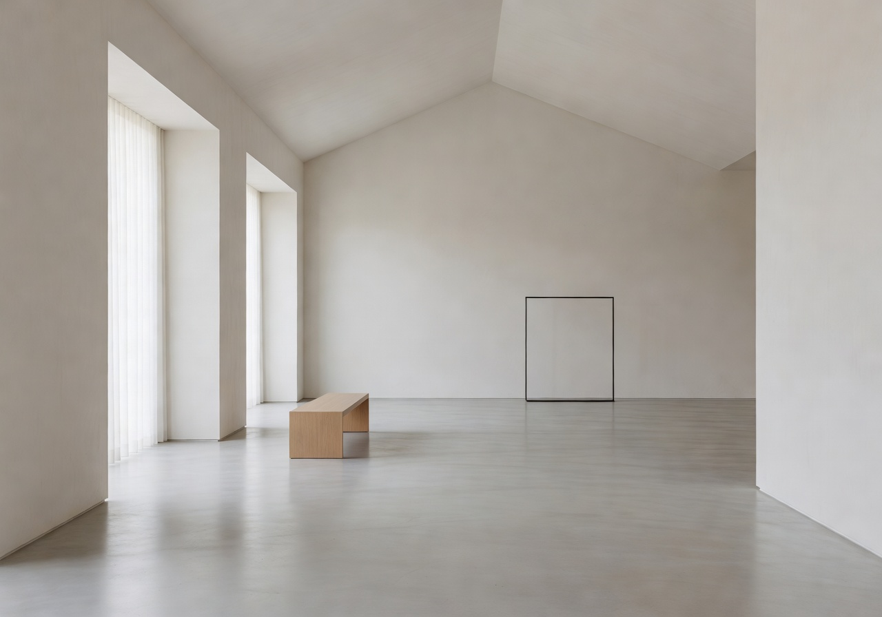 Empty store with beautiful natural lighting and clean space